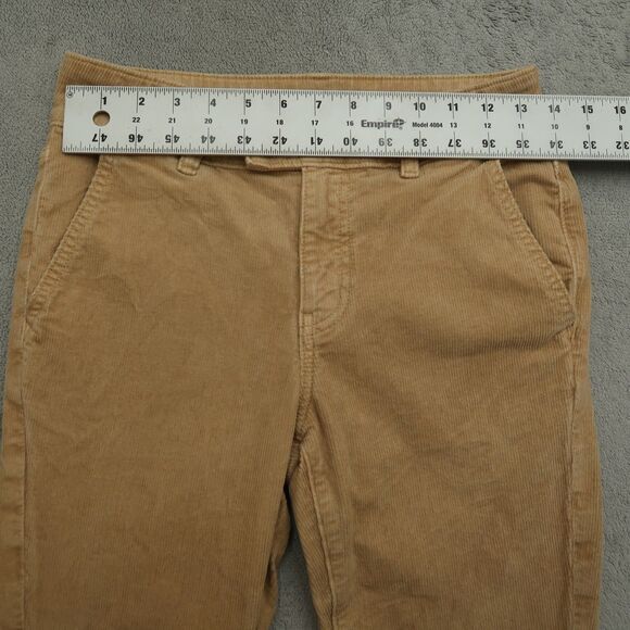 American Eagle Jeans Women's Size 2R Tan High-Rise Corduroy Kick Boot 31" Inseam - Picture 15 of 16